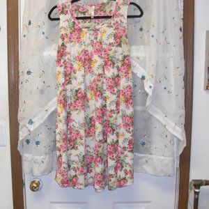 KAY'S CLOSET TUNIC SWING DRESS CHINTZ